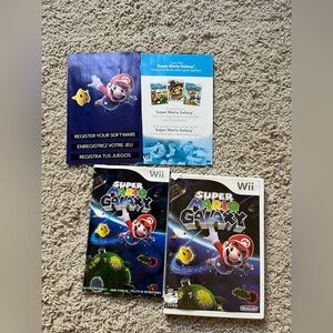 Super Mario Galaxy‎ Nintendo Wii Nintendo Selects CIB Complete With Manual ✅